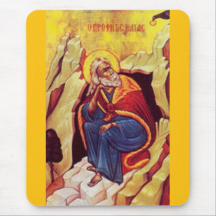 Mousepad Ícone ortodoxo grego do Profeta Elias