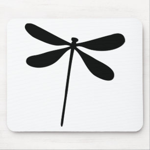 Mousepad ícone preto da mosca do dragão