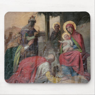 Mousepad Iconografia ortodoxa sérvia na Igreja de Valjevo. 