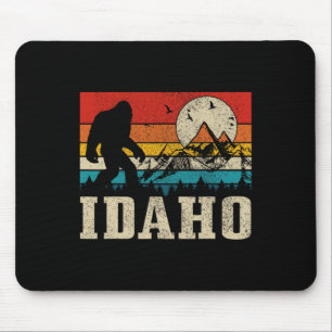 Mousepad Idaho Pé Grande Vintage Montanhas Caminhada Acampa