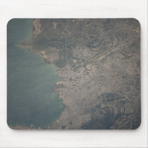 Mousepad Ideia aérea da área do Port-au-Prince de Haiti