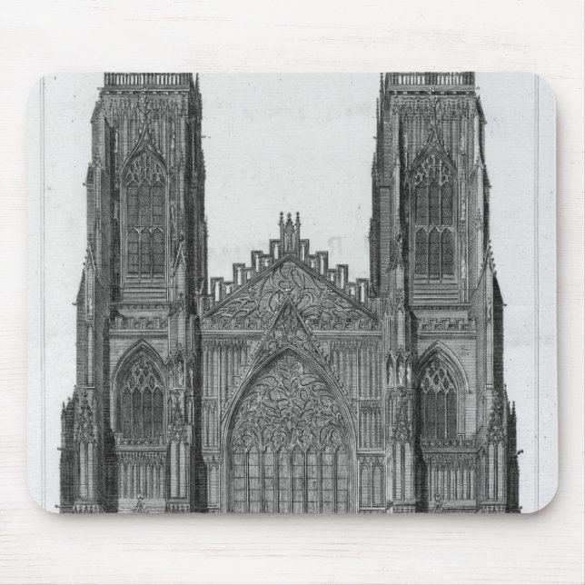 Mousepad Ideia da parte dianteira ocidental da catedral de (Frente)