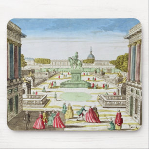 Mousepad Ideia de perspectiva do lugar Louis XV