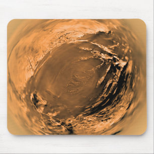 Mousepad ideia do Peixe-olho da superfície do titã
