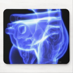 Mousepad Ideia Luminescent do coração humano