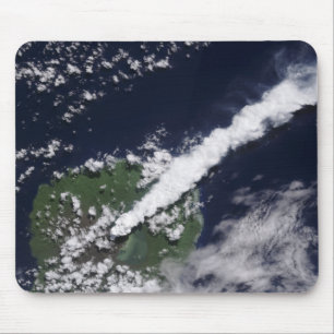 Mousepad Ideia satélite de uma pena grossa, vapor-rica