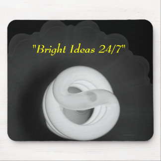 Mousepad "Ideias brilhantes 24/7" - Iluminação elétrica