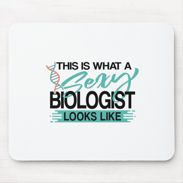 Mousepad Ideias de presentes em biologia | Estudantes de Pr (Frente)