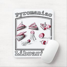 Mousepad Ideias do livro de revelação da Bibliotecária Pirr