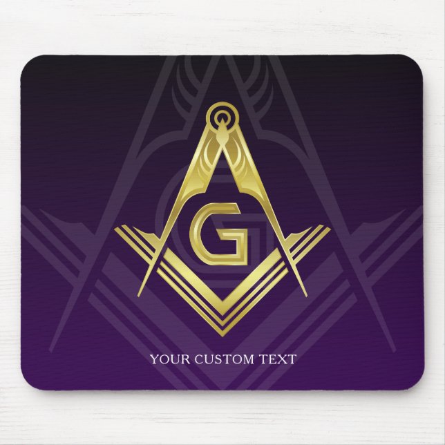 Mousepad Ideias Exclusivas de Oferta de Freemason | Masonic (Frente)