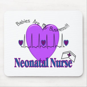 Mousepad Ideias Neonatal do presente da enfermeira--Design
