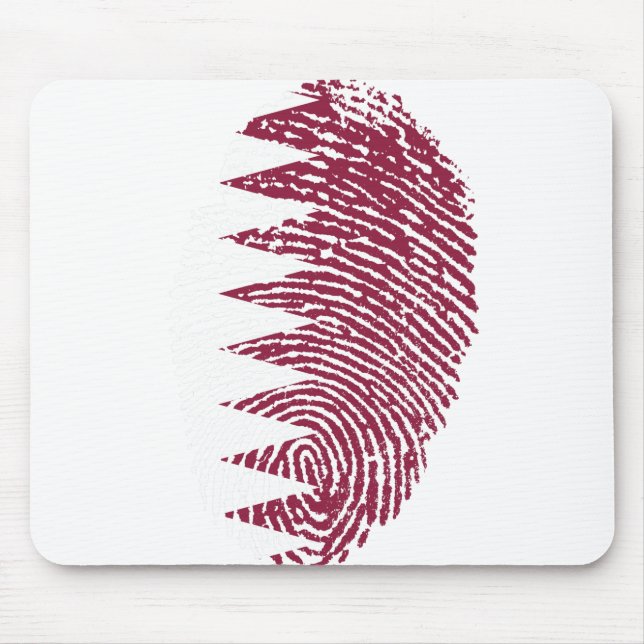 Mousepad Identidade do Orgulho do País de Impressão Digital (Frente)