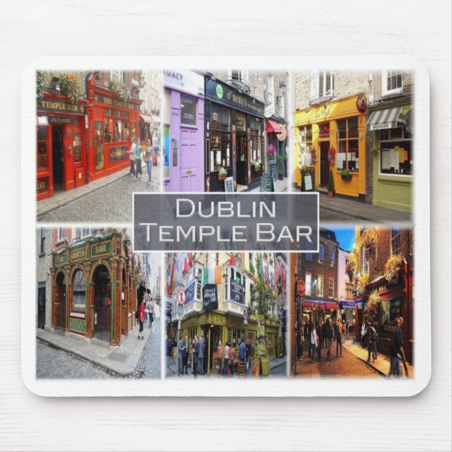 Mousepad IE Irlanda - Dublin - Temple Bar Dublin - (Frente)