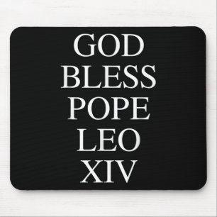 Mousepad Igreja Católica Religiosa C do Papa deus abençoe L