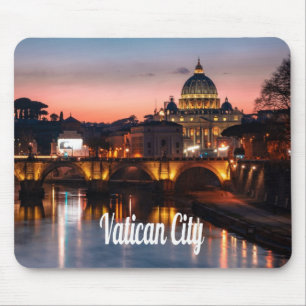 Mousepad Igreja Católica Romana De Vaticano À Noite