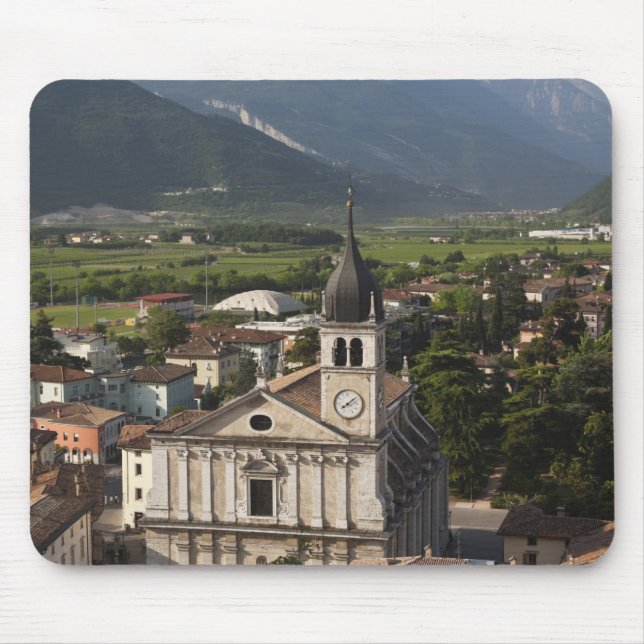 Mousepad Igreja colegiada de manhã, Arco, Trento (Frente)