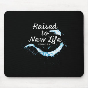 Mousepad Igreja da Fé Cristã Ressuscitado Para Nova Vida Ba