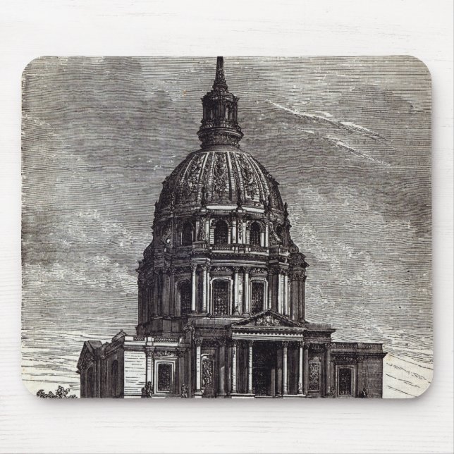 Mousepad Igreja de Invalides, contendo o túmulo de (Frente)