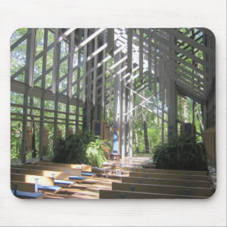 Mousepad Igreja do vidro de Eureka Springs, AR