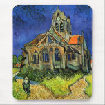 Mousepad Igreja em Auvers Van Gogh Fine Art<br><div class="desc">Igreja em Auvers, Vincent van Gogh, Auvers-sur-Oise, junho de 1890. Óleo na canvas, 94 x 74 cm. Paris Musee d'Orsay. Vincent Willem van Gogh (30 de março de 1853 - 29 de julho de 1890) era um artista Poste-impressionista neerlandês. Algumas de suas pinturas estão agora entre as obras de arte...</div>