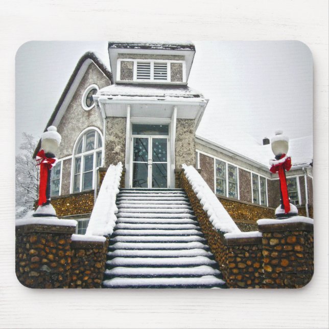 Mousepad Igreja na Neve (Frente)