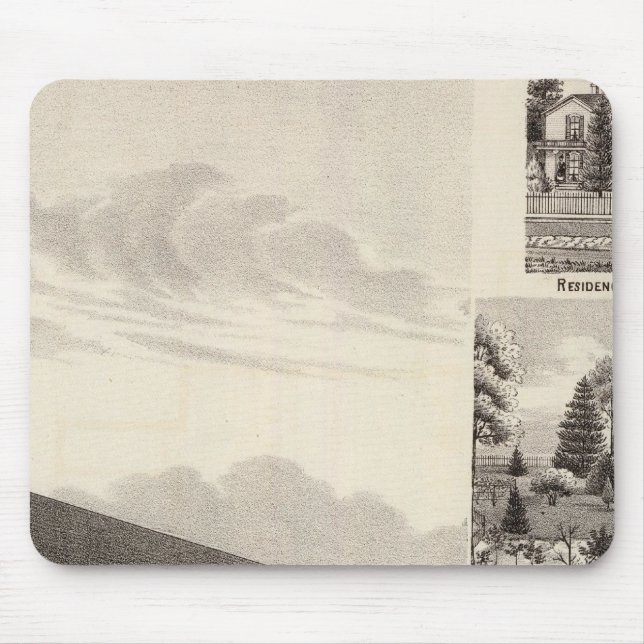Mousepad Igreja, residências e moinhos (Frente)