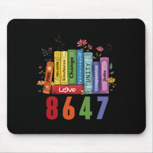 Mousepad Igualdade de Direitos Livro Flor Anti-Trump Femini
