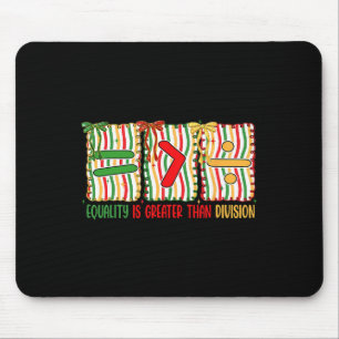 Mousepad Igualdade Preppy é Maior que Divisão Matemática Pr