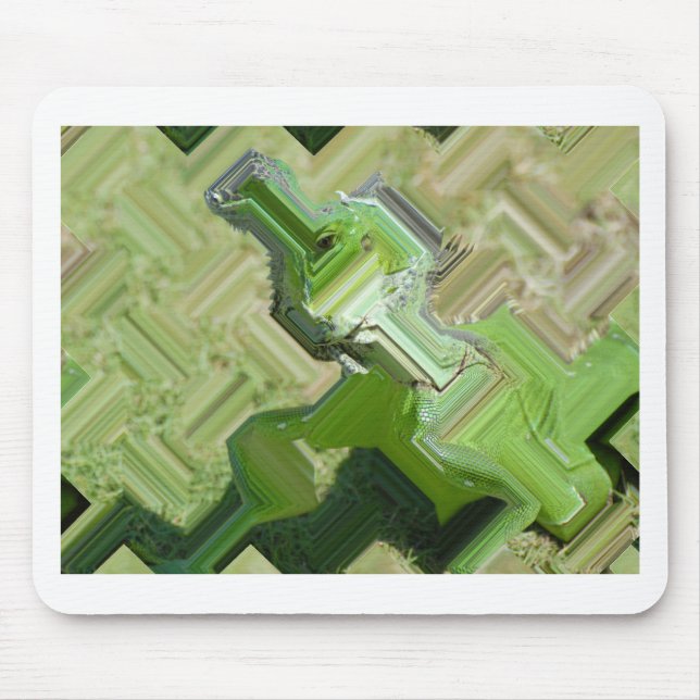 Mousepad Iguana Verde (Frente)