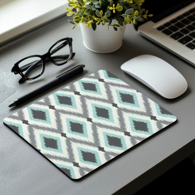 Mousepad Ikat Chevron Tribal (Criador carregado)