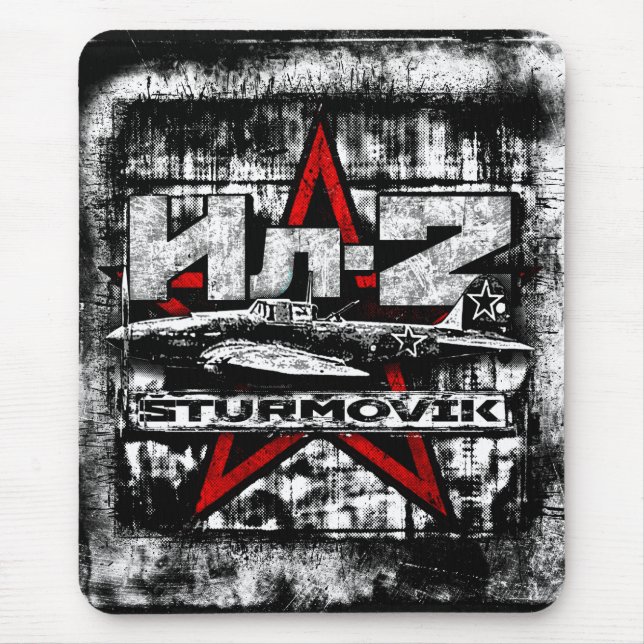 Mousepad Il-2 Aeronaves de ataque terrestre soviéticas (Frente)