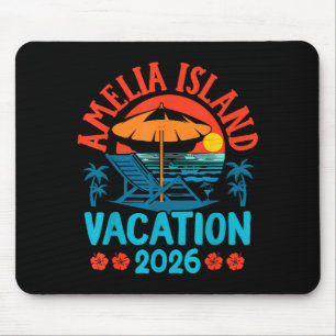Mousepad Ilha Amelia Flórida 2026 Férias Praia Verão V