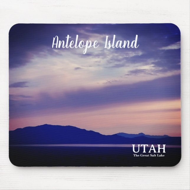 Mousepad Ilha Antelope, Lago Salt Excelente, UT (Frente)