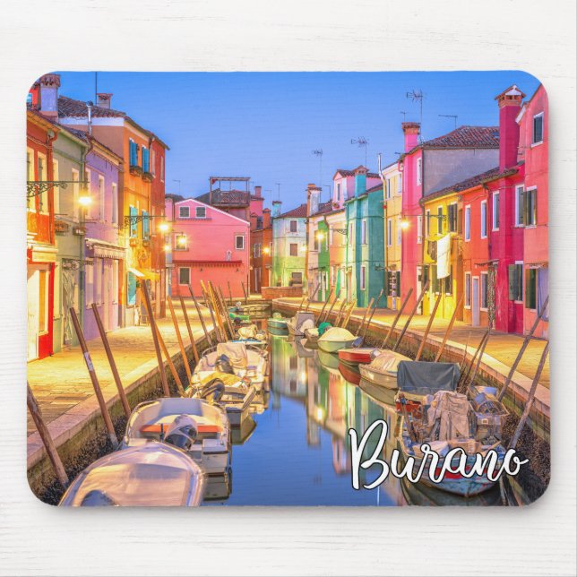 Mousepad Ilha De Burano, Itália (Frente)