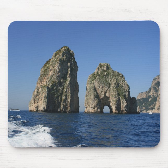 Mousepad Ilha de Capri, Faraglioni (Frente)