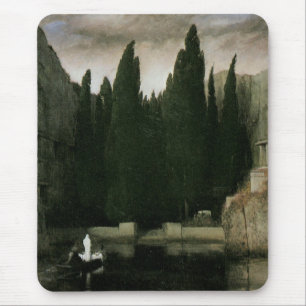 Mousepad Ilha do morto por Arnold Bocklin, arte do