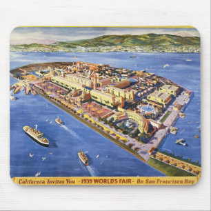 Mousepad Ilha do tesouro de San Francisco