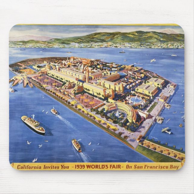Mousepad Ilha do tesouro de San Francisco (Frente)