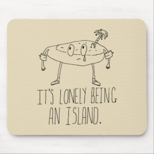 Mousepad Ilha dos desenhos animados