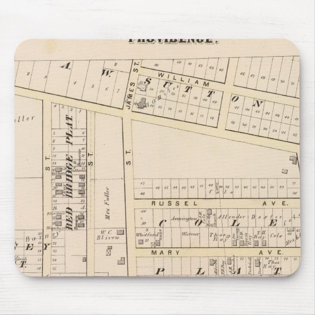 Mousepad Ilha East Providence Rhode (Frente)