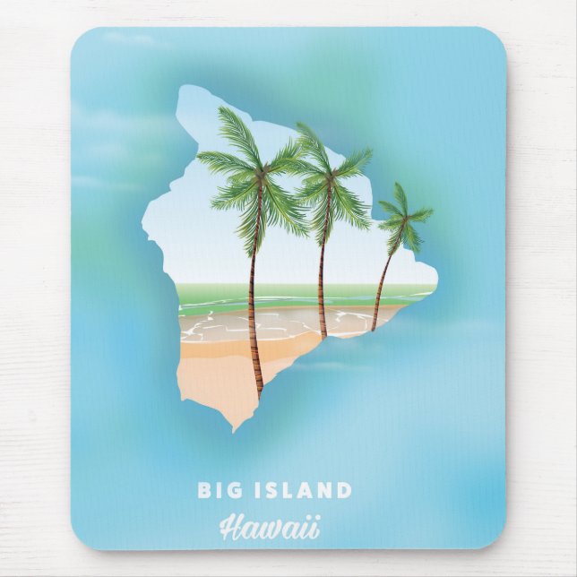 Mousepad Ilha Grande do Havaí (Frente)