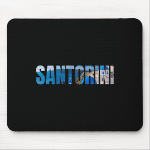 Mousepad Ilha Grega de Santorini Mar Egeu Grécia Férias