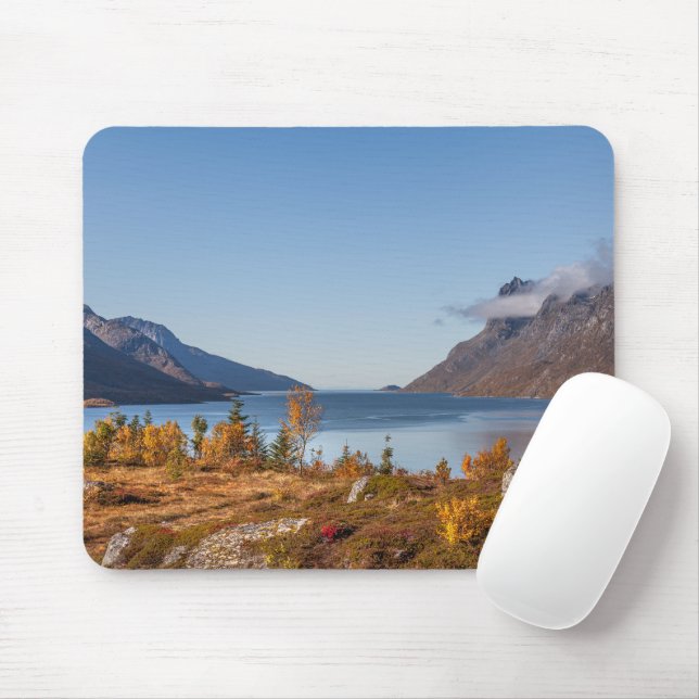 Mousepad Ilha Kvaloya Noruega (Com mouse)