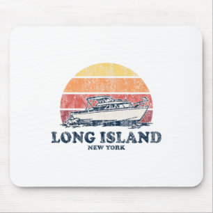 Mousepad Ilha Longa Ny Barcos Antigos 70s Retro Desenho De