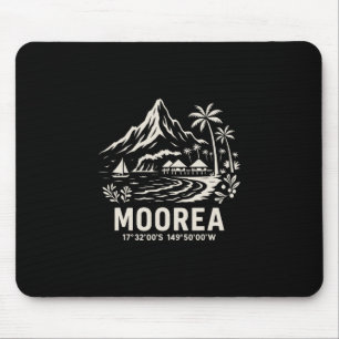 Mousepad Ilha Moorea Polinésia Francesa Férias na Praia 