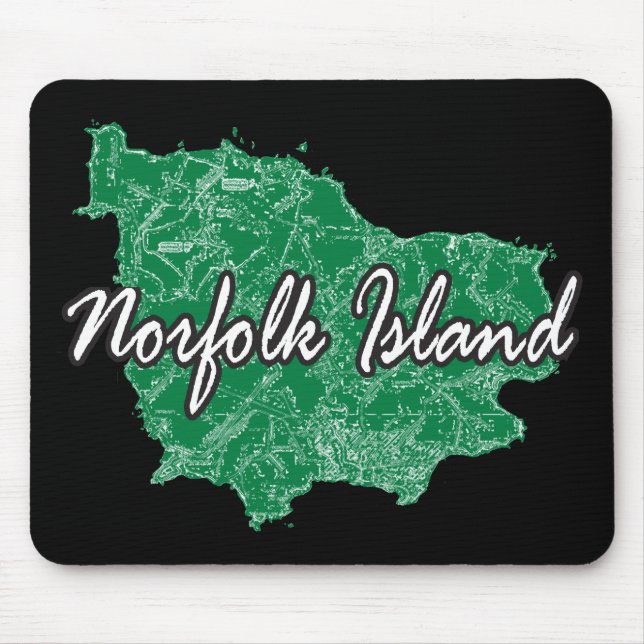 Mousepad Ilha Norfolk (Frente)