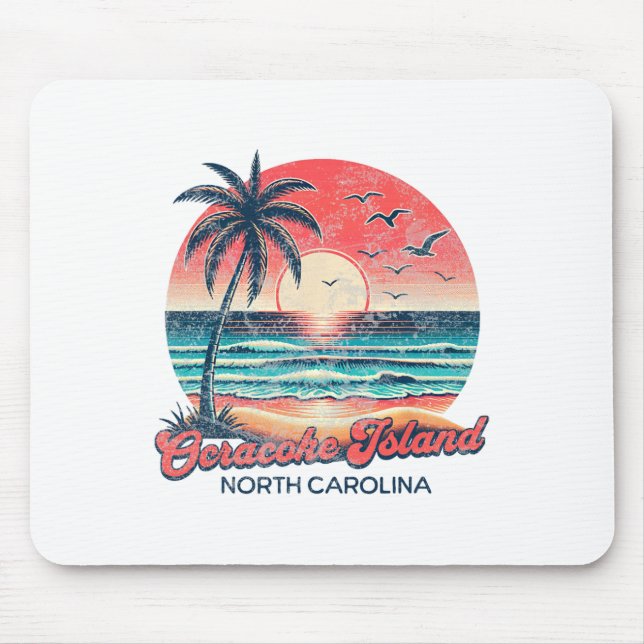 Mousepad Ilha Ocracoke  (Frente)