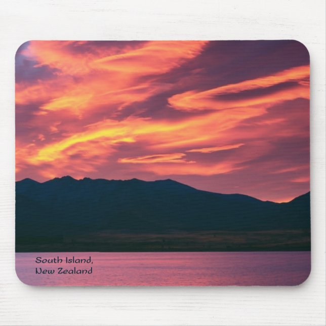 Mousepad Ilha Sul Nova Zelândia (Frente)