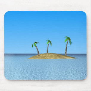 Mousepad Ilha tropical