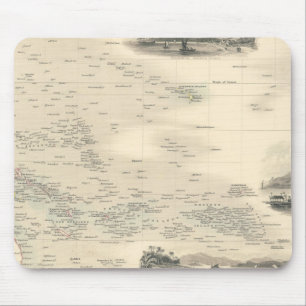 Mousepad Ilhas de Polinésia no Oceano Pacífico